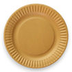 Picture of PAPER PLATES GOLD 18CM - 6 PACK